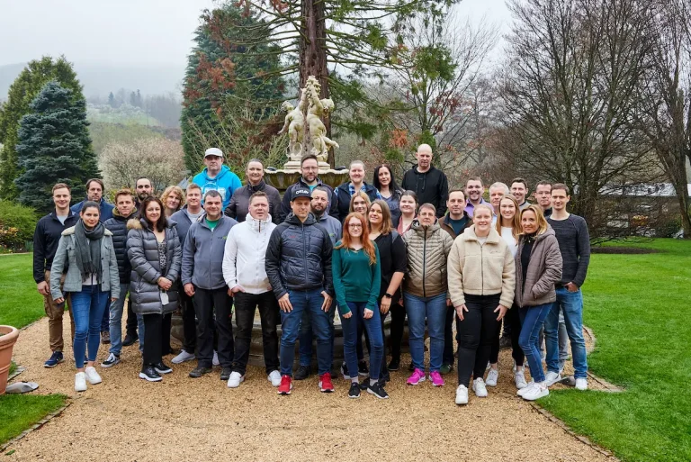 Das Team von ean50 im Park