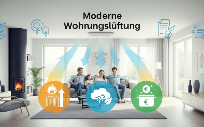 Wohnungslüftung: Mehr Komfort, weniger Heizkosten